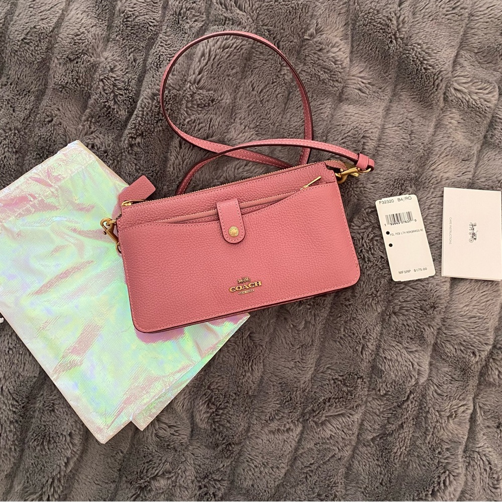 Coach Noa pop-up messenger dusty rose crossbody